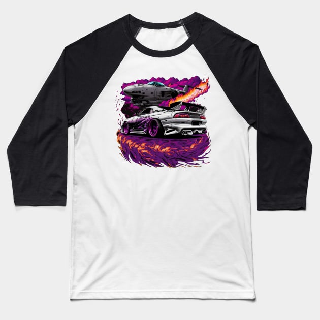 Supra car merch with cool doddle Baseball T-Shirt by Bezoic teeshop